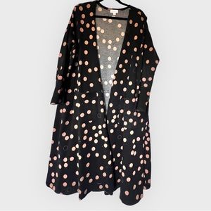 LuLaRoe Sarah-style long cardigan/duster, Size XL